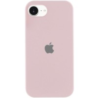 Чохол Silicone Case Full Protective (AA) для Apple iPhone 16e / 17e (6.1") Рожевий / Chalk Pink