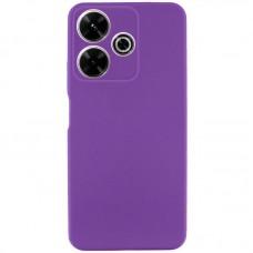 Чохол TPU GETMAN Liquid Silk для Xiaomi Redmi 13 4G / Poco M6 4G Фіолетовий / Purple
