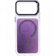 Чохол TPU+PC Jewel Sparkle with MagSafe для Apple iPhone 17 Pro Max (6.9") Violet Shimmer