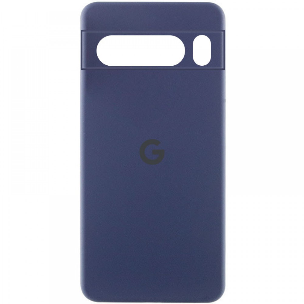 Чохол Silicone Cover Lakshmi Full Camera (AAA) with Logo для Google Pixel 8 Pro Темно-синій / Midnight blue