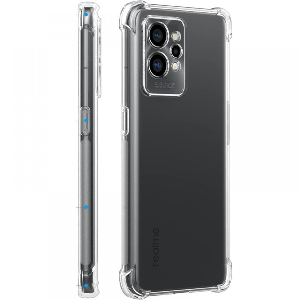 TPU чохол GETMAN Ease logo посилені кути Full Camera для Realme GT2 Безбарвний (прозорий)