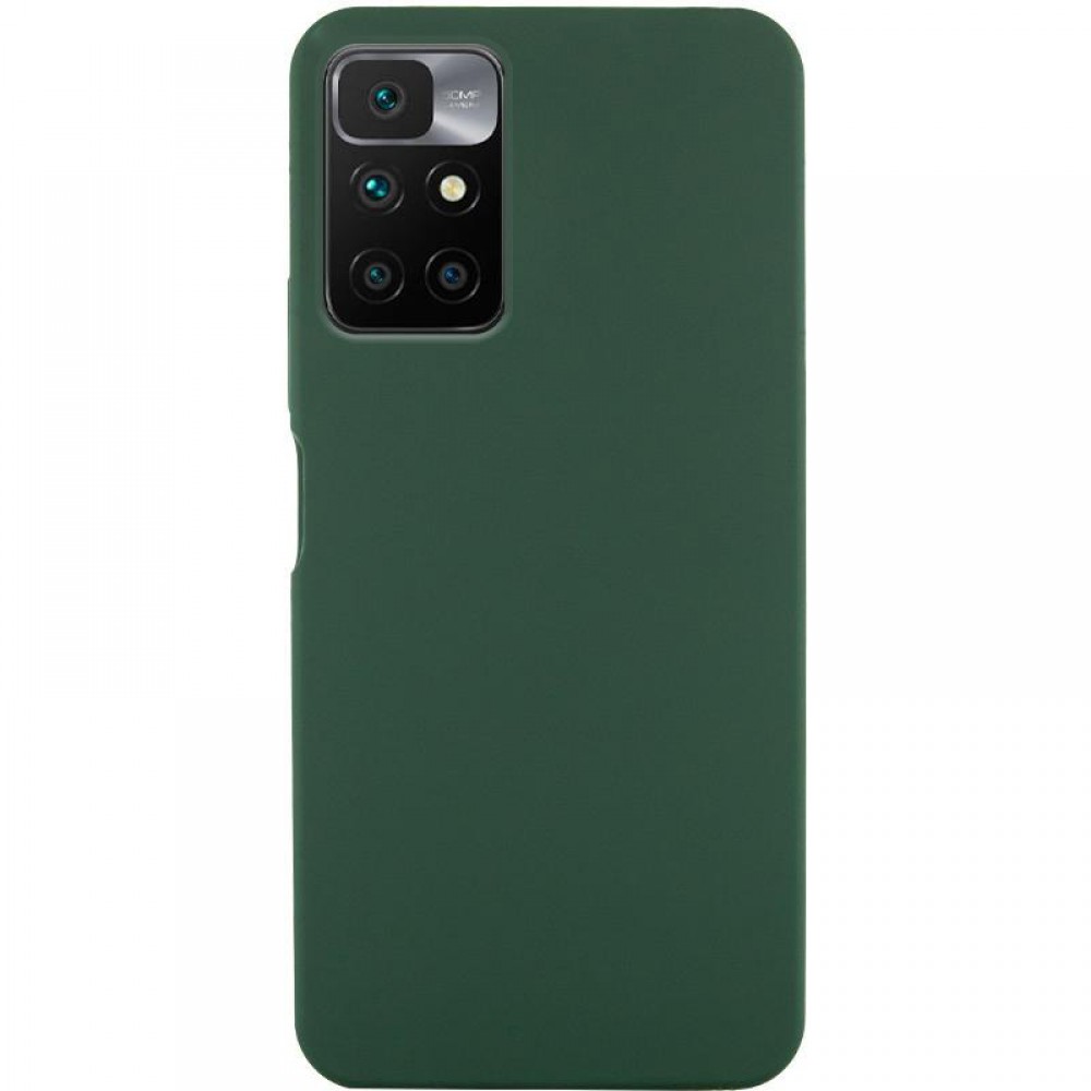 Чохол Silicone Cover Ummi Lakshmi (AA) для Xiaomi Redmi 10 Зелений / Dark green