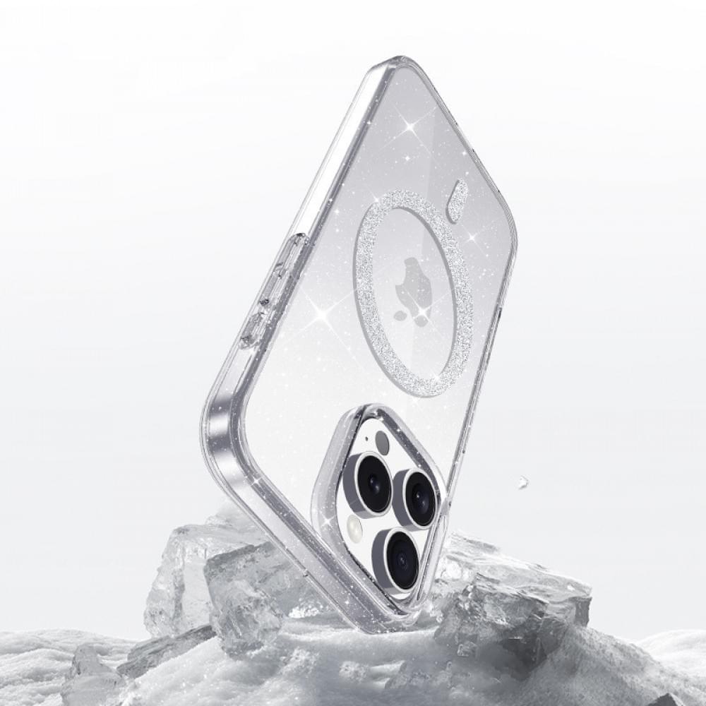Чохол TPU Eclipse Sparkle (MagFit) для Apple iPhone 15 Pro Max (6.7") Clear
