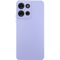 Чохол Silicone Cover Lakshmi Full Camera (AA) для Motorola Moto G75 5G Бузковий / Dasheen