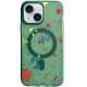 Чохол TPU+PC Flush with MagSafe для Apple iPhone 15 (6.1") Dark green