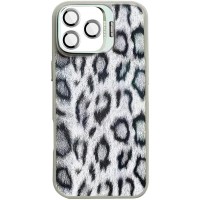 Чохол TPU+PC Wild Leopard with MagSafe and Lens для Apple iPhone 16 Pro (6.3") Grey