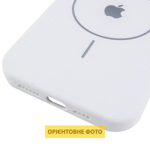 Чохол Silicone Case Full Protective (AA) V2 with MagSafe для Apple iPhone 16 (6.1") Білий / White