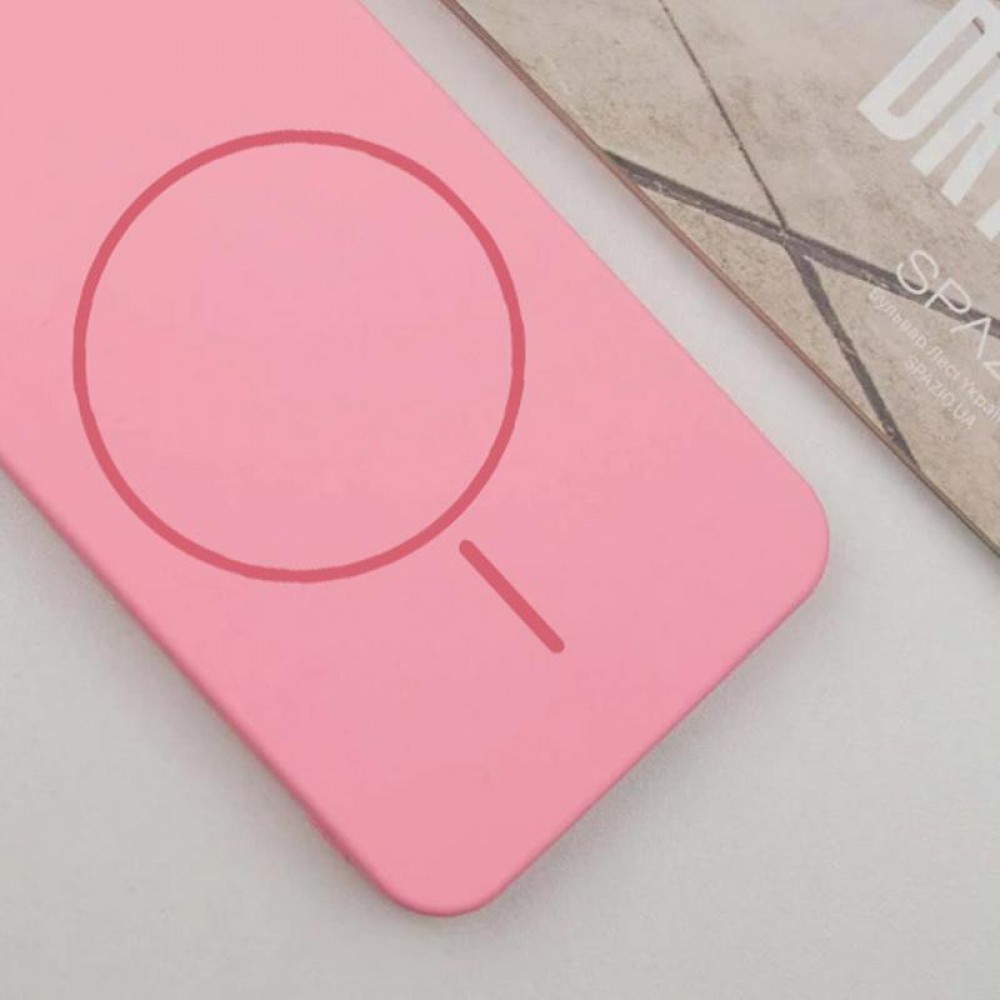 Чохол Silicone Cover Lakshmi Full Camera (AA) with MagFit для Samsung Galaxy S25 FE Рожевий / Light pink