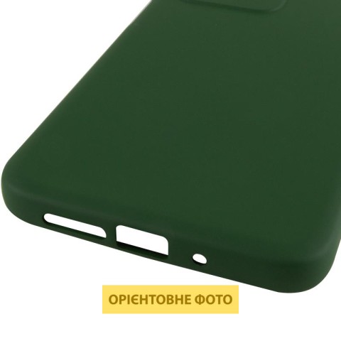 Чохол TPU GETMAN Liquid Silk Full Camera для Xiaomi Redmi 15 (Global) Зелений / Dark green