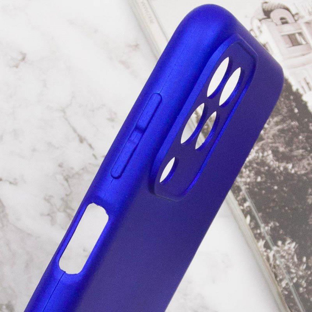 Чохол TPU GETMAN Liquid Silk Full Camera для Samsung Galaxy M33 5G Синій / Iris