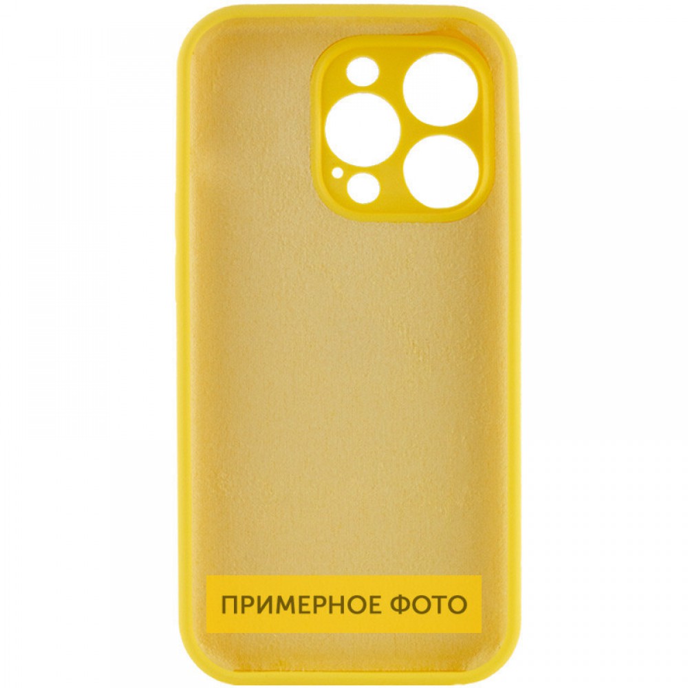 Чохол Silicone Case Full Camera Protective (AA) NO LOGO для Apple iPhone 16 Plus (6.7") Жовтий / Yellow Чохол Silicone Case Full Camera Protective (AA) NO LOGO для Apple iPhone 16 Plus (6.7") Жовтий / Yellow