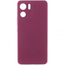 Чохол Silicone Cover Lakshmi Full Camera (AAA) для Motorola Edge 40 Бордовий / Plum