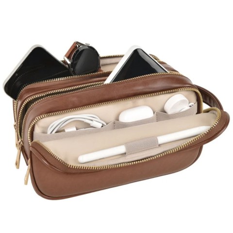 Сумка WIWU Salem Pouch LUX Brown