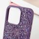 TPU чохол Bling World Rock Diamond для Apple iPhone 15 Pro (6.1") Фіолетовий