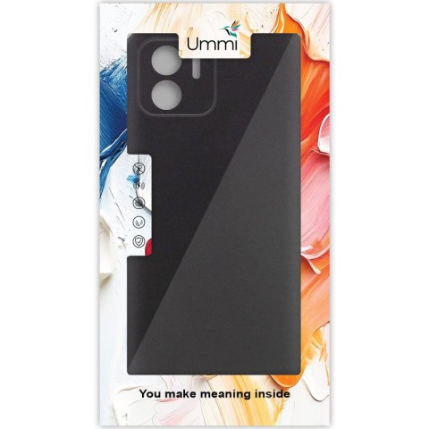 Чохол Silicone Cover Ummi Lakshmi Full Camera (AA) для Xiaomi Redmi A1 / A2 Чорний / Black
