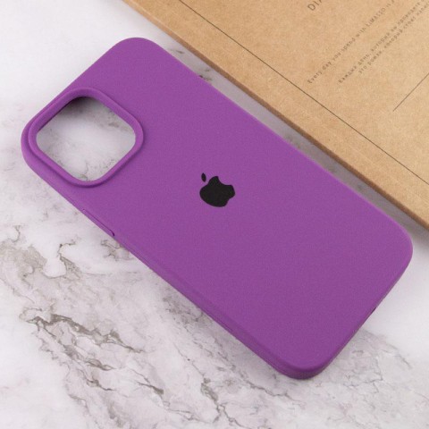 Чохол Silicone Case Full Protective (AA) для Apple iPhone 15 Plus (6.7") Фіолетовий / Grape