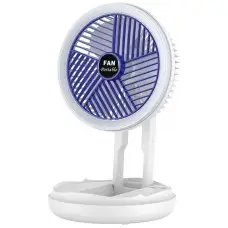 Настольный складной вентилятор Folding Fan 2in1 with Night Light