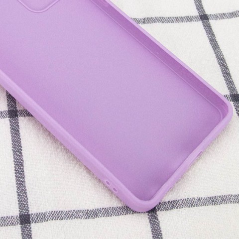 Силіконовий чохол Candy Full Camera для Realme C55 Бузковий / Dasheen