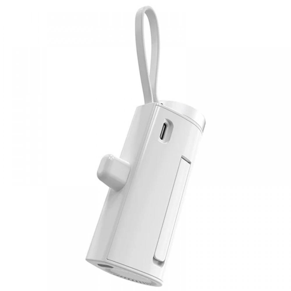 Портативний зарядний пристрій Power Bank WIWU W026 Type-C з БЗП 15W 5000 mAh White