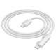Дата кабель Hoco U123 Regent colorful 60W Type-C to Type-C (1.2m) Gray