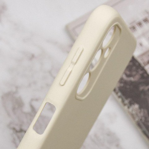 Чохол TPU GETMAN Liquid Silk Full Camera для Samsung Galaxy M34 5G Пісочний / Sand