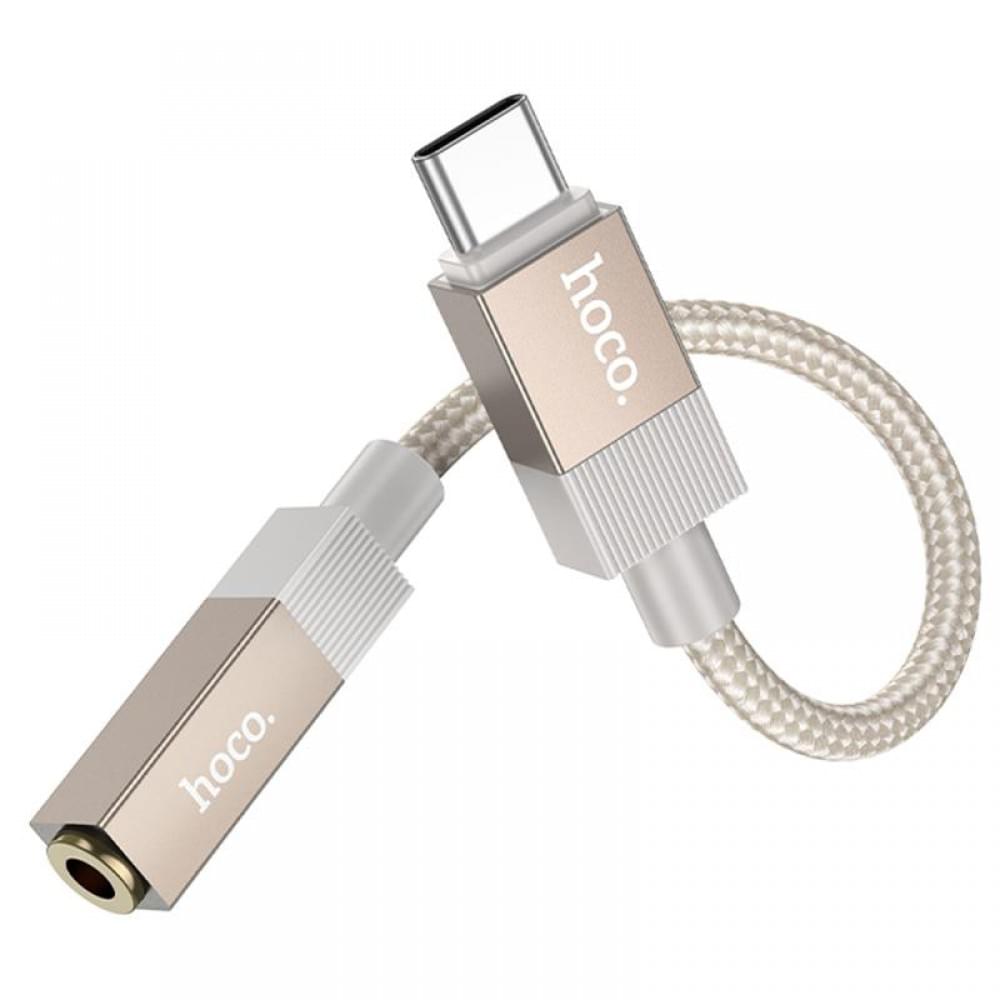 Перехідник Hoco UPA32C Type-C to 3.5mm Gold