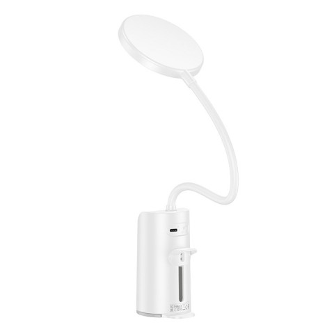 Настільна LED лампа Hoco HX10 Clip table lamp (1200mAh) White