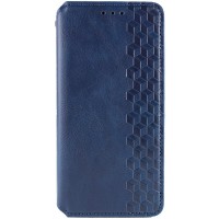 Шкіряний чохол-книжка GETMAN Cubic (PU) для Samsung Galaxy A36 5G / A56 5G Синій