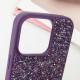 TPU чохол Bling World Rock Diamond для Apple iPhone 15 Pro (6.1") Фіолетовий