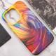Шкіряний чохол Colour Splash with MagSafe для Apple iPhone 14 Pro (6.1") Orange / Red