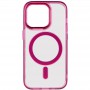 Чохол TPU Iris with MagSafe для Apple iPhone 13 Pro Max (6.7") Бордовий