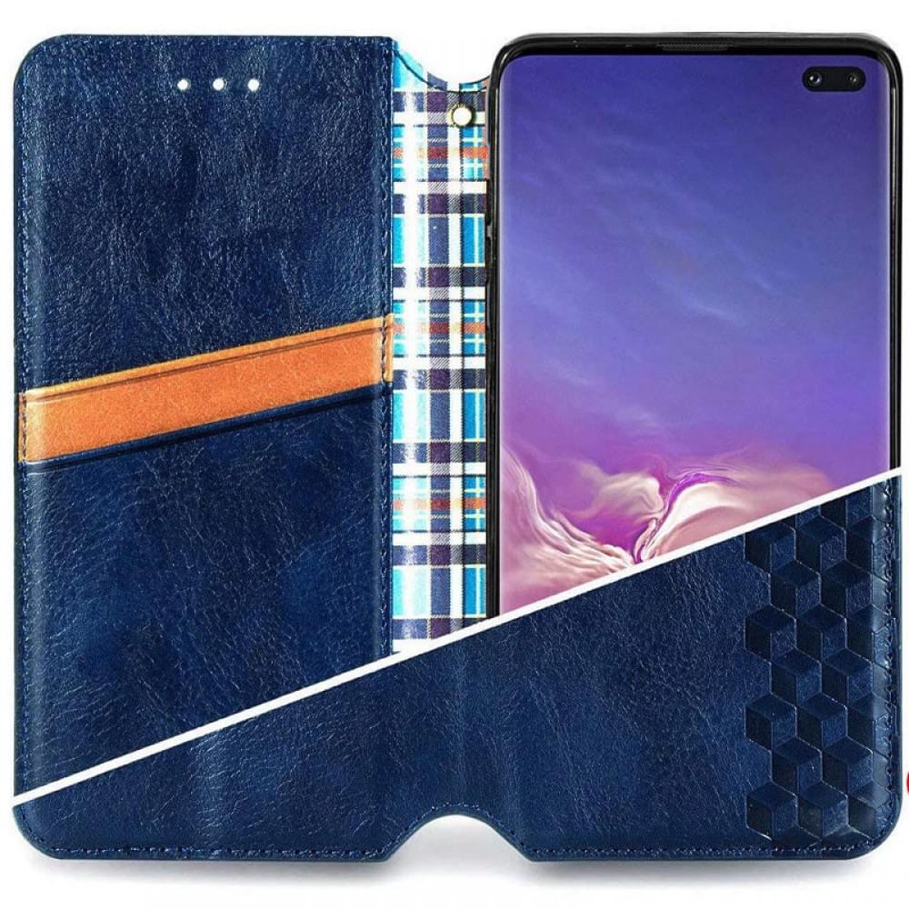 Кожаный чехол-книжка GETMAN Cubic (PU) для Xiaomi Redmi Note 9s / Note 9 Pro / Note 9 Pro Max