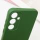 Чохол TPU GETMAN Liquid Silk Full Camera для Samsung Galaxy S24+ Зелений / Dark green