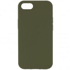 Чохол Silicone Case Full Protective (AA) NO LOGO для Apple iPhone SE (2020) Зелений / Dark Olive