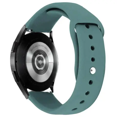 Силіконовий ремінець Sport для Smart Watch 20mm Зелений / Pine green