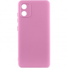 Чохол Silicone Cover Lakshmi Full Camera (AA) для Motorola Moto E13 Рожевий / Pink