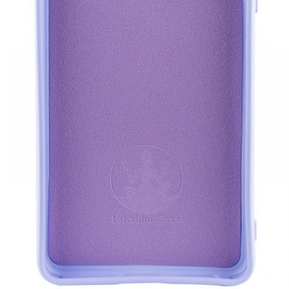 Чохол Silicone Cover Lakshmi Full Camera (AA) для Motorola Moto G75 5G Бузковий / Dasheen