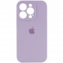 Чохол Silicone Case Full Camera Protective (AA) для Apple iPhone 13 Pro Max (6.7") Бузковий / Lilac / PVH