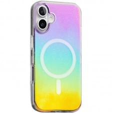 Чехол TPU Galaxy Sparkle (MagFit) для Apple iPhone 16 (6.1")