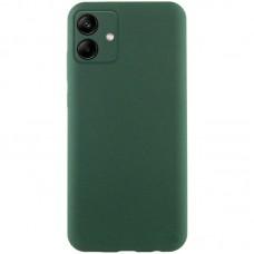 Чохол TPU GETMAN Liquid Silk Full Camera для Samsung Galaxy A06 Зелений / Dark green