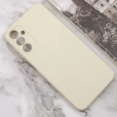 Чохол TPU GETMAN Liquid Silk Full Camera для Samsung Galaxy M34 5G Пісочний / Sand