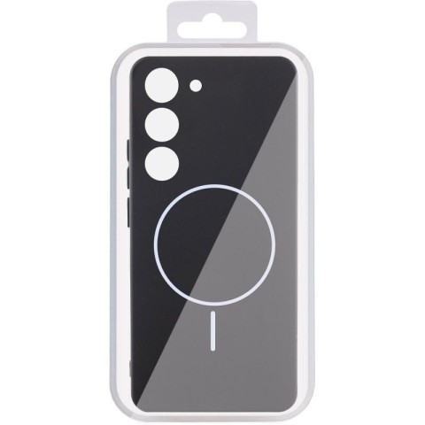 Чохол Silicone Cover Lakshmi Full Camera (AA) with MagFit для Samsung Galaxy S23 Чорний / Black