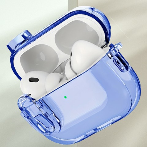 Футляр TPU Colorful для навушників Airpods Pro 2 / Pro Blue