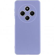 Чохол TPU GETMAN Liquid Silk Full Camera для Xiaomi Redmi 14C / Poco C75 Бузковий / Dasheen