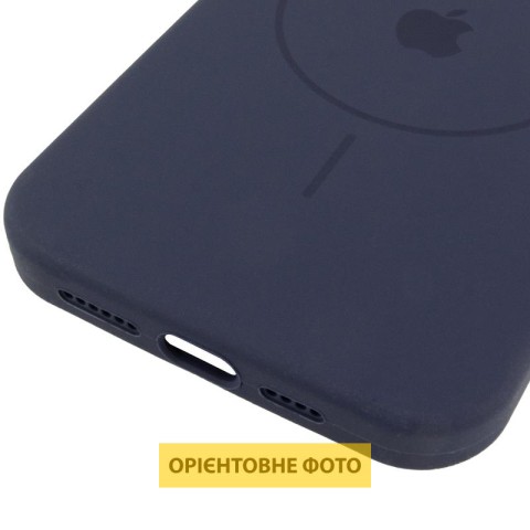 Чохол Silicone Case Full Protective (AA) V2 with MagSafe для Apple iPhone 17 Pro Max (6.9") Темно-синій / Midnight blue