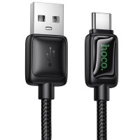 Дата кабель Hoco U146 Mundo USB to Type-C 36W (1.2m) Black