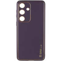 Шкіряний чохол Xshield для Samsung Galaxy S24 Фіолетовий / Dark Purple