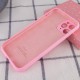 Чохол Silicone Case Full Camera Protective (AA) для Apple iPhone 12 Pro (6.1") Рожевий / Light pink