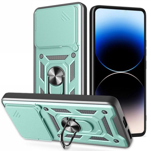 Чохол Ummi Camshield Serge Ring для Xiaomi Poco M7 Pro 5G Зелений / Green