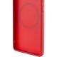 TPU чохол Bonbon Metal Style with MagSafe для Samsung Galaxy S21 FE Червоний / Red